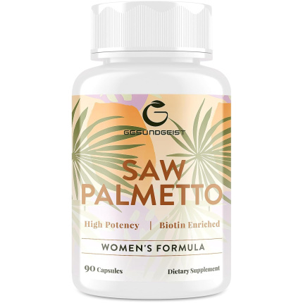 Gesundgeist 女性專用鋸棕櫚膠囊 - 5合1 DHT阻斷配方 (90粒/瓶)