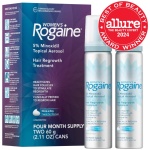 Rogaine 女士專用 5% Minoxidil 泡沫 (2pcs x 2 安士) 4 個月用量 | 幫助女性再生更豐盈、更濃密的頭髮