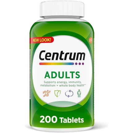 Centrum 成人綜合維生素/礦物質補充品 x 200 粒裝