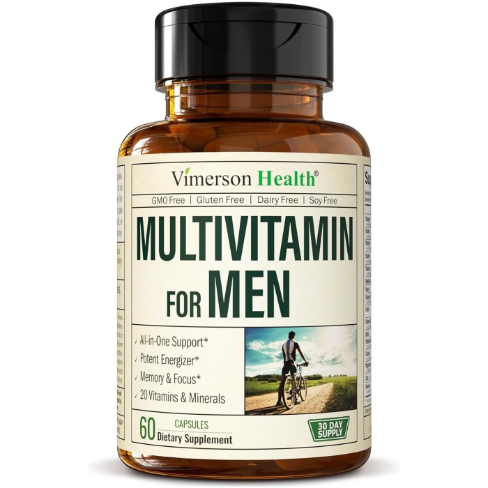 Multivitamin for Men 男性綜合維生素與礦物質 x 60 粒膠囊裝