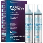 Rogaine 女士專用 5% Minoxidil 泡沫 (2pcs x 2 安士) 4 個月用量 | 幫助女性再生更豐盈、更濃密的頭髮