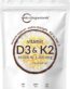 Micro Ingredients 2 合 1 維生素 D3 10000 Iu + K2 Mk-7 (200 微克) X 300 粒軟膠囊