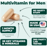 Multivitamin for Men 男性綜合維生素與礦物質 x 60 粒膠囊裝