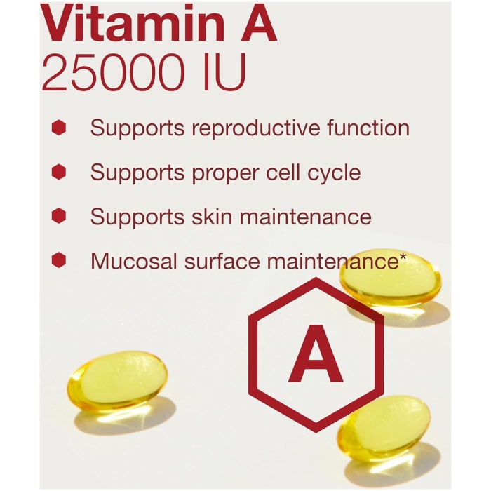 PROTOCOL FOR LIFE BALANCE 維他命A 25,000 IU x 100粒軟膠囊