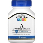 21st Century 維生素 A 10000 IU 軟膠囊 x 110 粒裝